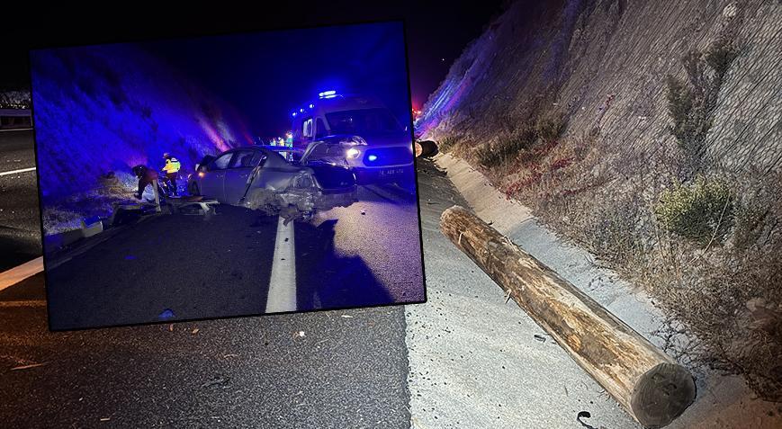 TIR’dan düşen tomruklar faciaya neden oldu: 1 kişi öldü, 9 kişi yaralandı