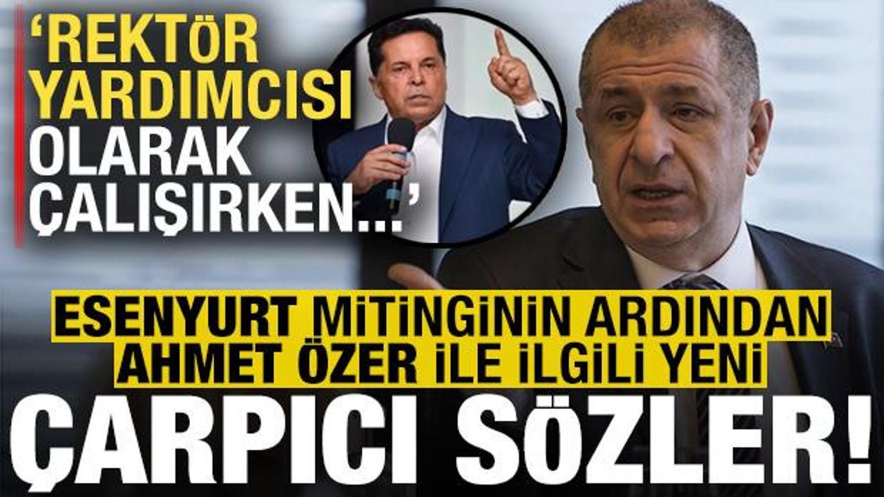 Ümit Özdağ’dan flaş yeni açıklama: CHP’liler bile çok rahatsız, Ahmet Özer, Kandil’in…