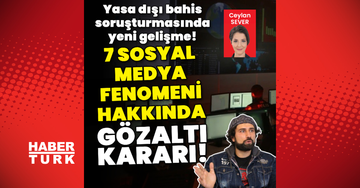 Yasa dışı bahis soruşturmasında yeni gözaltı kararları! – Son dakika haberi | Son dakika haberleri