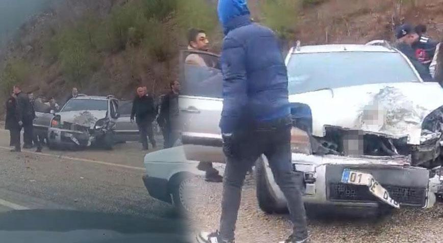 Adana’da şehit konvoyunda kaza! 1’i ağır 4 kişi yaralandı