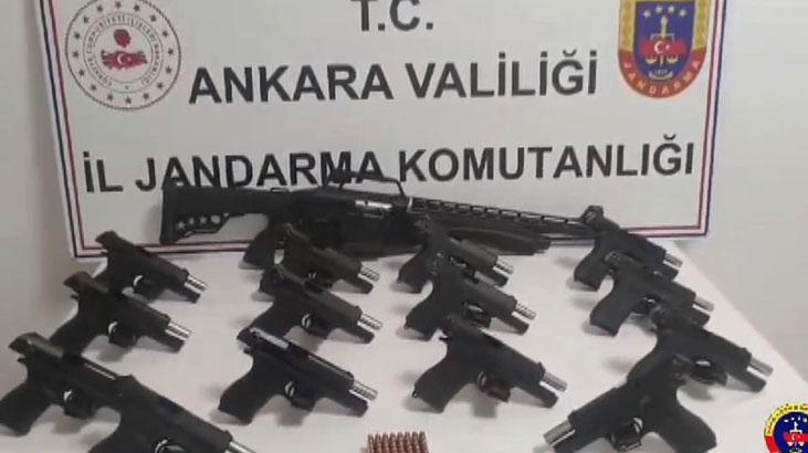 Ankara’da yasa dışı silah ticareti operasyonu