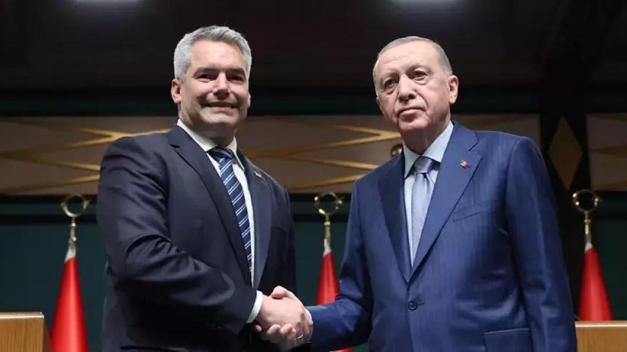 Başkan Erdoğan, Avusturya Başbakanı Nehammer ile görüştü