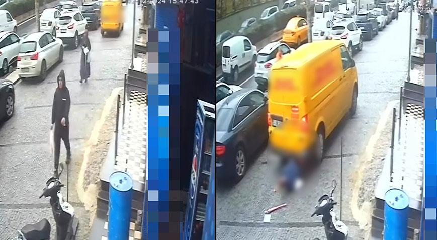 Bayrampaşa’da feci kaza! Geri manevra yapan minibüsün altında kaldı