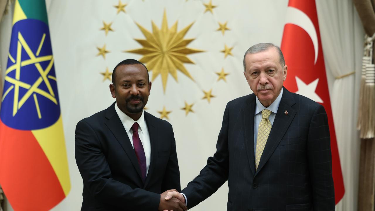 Cumhurbaşkanı Erdoğan Etiyopya Başbakanı Abiy Ahmed’i kabul etti