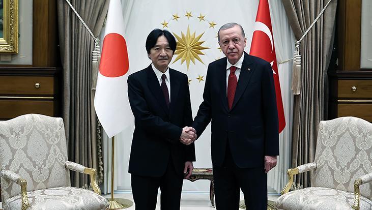 Cumhurbaşkanı Erdoğan, Japonya Veliaht Prensi Fumihito’yu kabul etti
