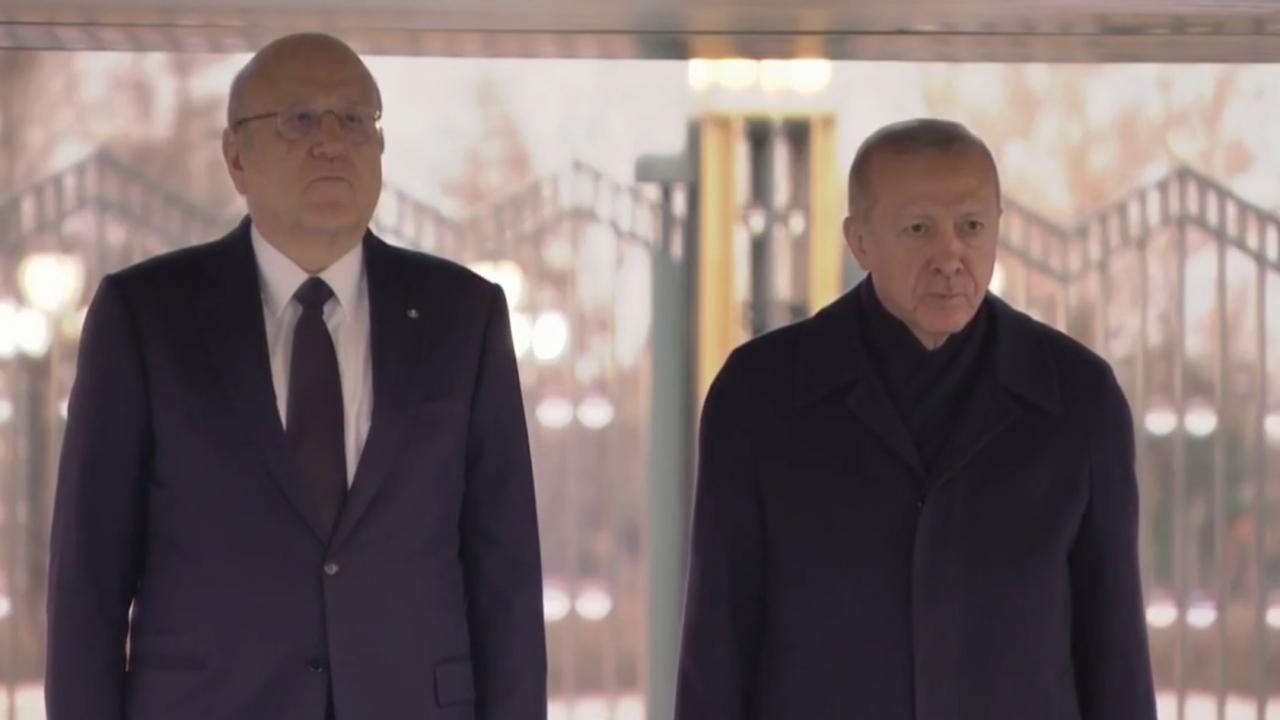 Cumhurbaşkanı Erdoğan, Lübnan Başbakanı Mikati’yi kabul etti