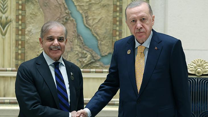 Cumhurbaşkanı Erdoğan, Pakistan Başbakanı Şerif’i kabul etti