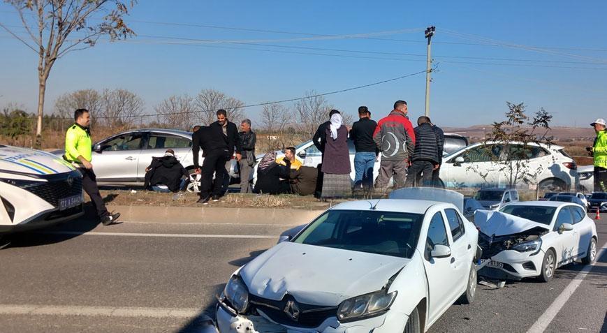 Diyarbakır’da zincirleme kaza! Çok sayıda yaralı var