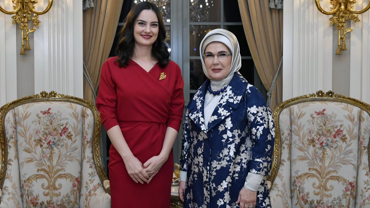 Emine Erdoğan, Karadağ Devlet Başkanı’nın eşi Milatovic ile bir araya geldi