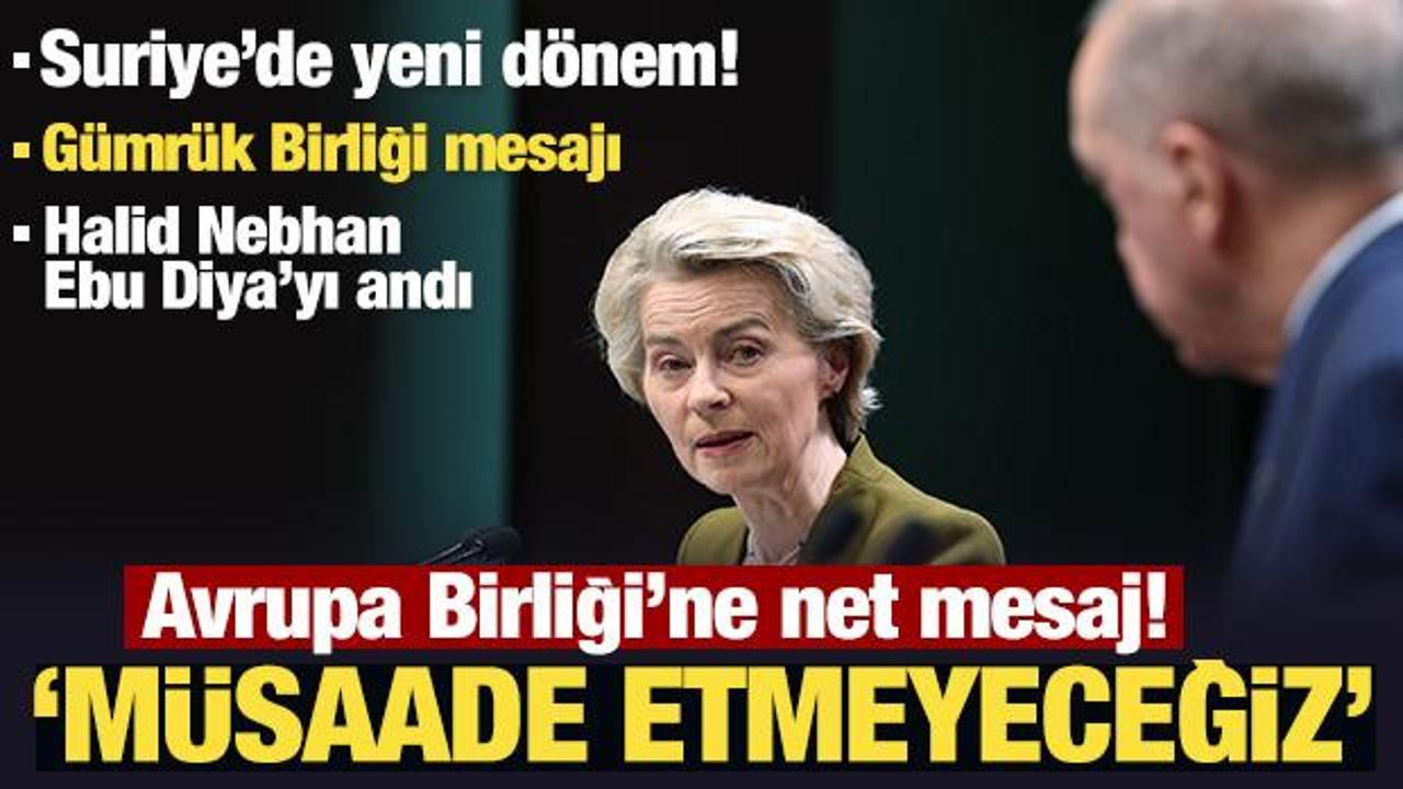 Erdoğan’dan AB’ye çok net terör uyarısı!