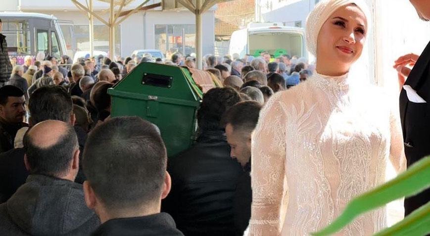 Eşi tarafından öldürülen Simge son yolculuğuna uğurlandı