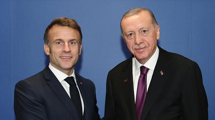 Gündem Suriye! Cumhurbaşkanı Erdoğan ile Macron görüştü