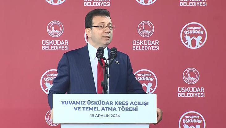 İBB Başkanı İmamoğlu’ndan kreş açıklaması