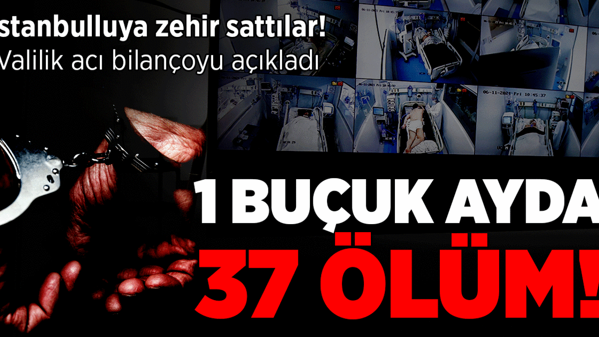 İstanbul’da 1 buçuk ayda sahte alkolden 37 kişi hayatını kaybetti