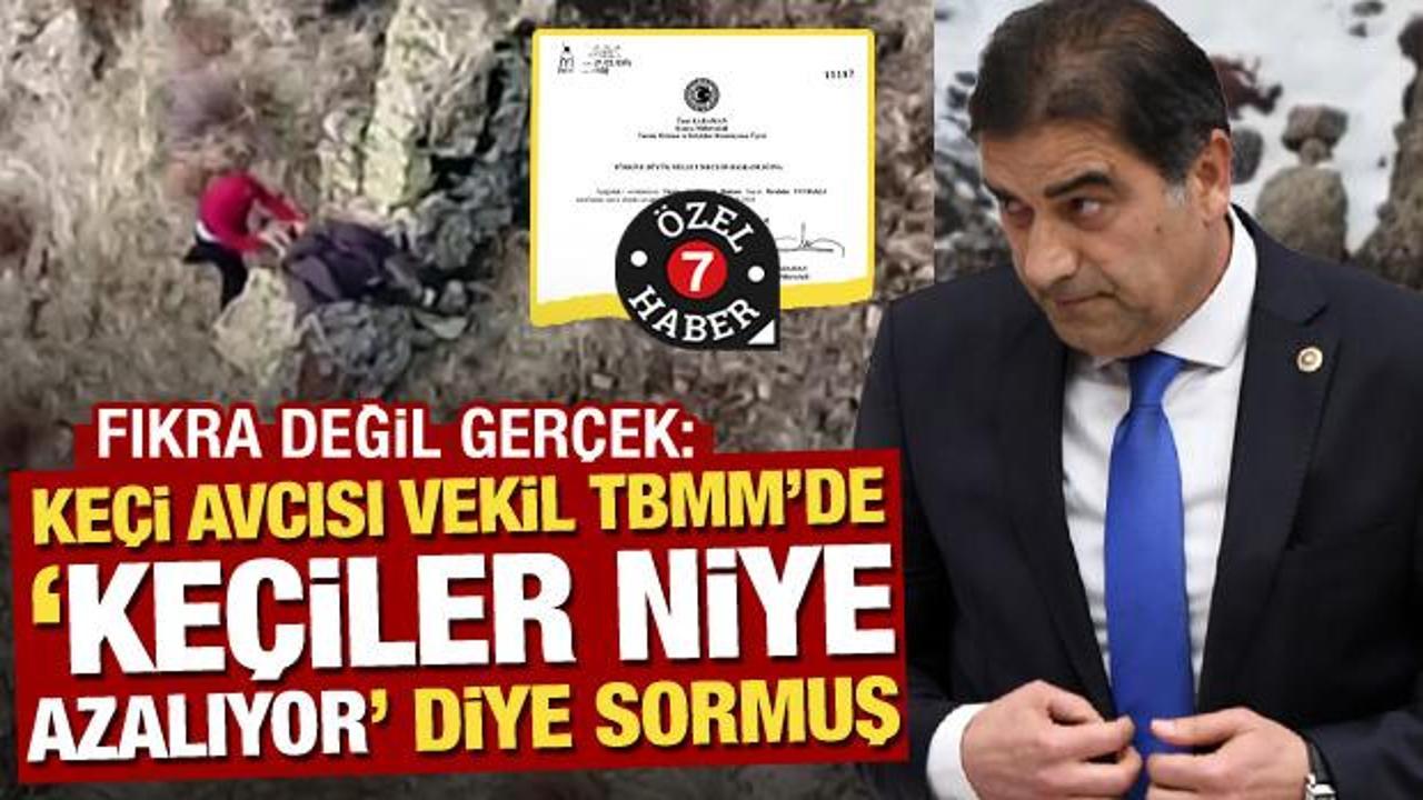 Kaçak avla gündeme gelen milletvekili TBMM’de ‘keçiler niye azalıyor’ diye önerge vermiş