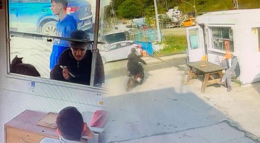 Kağıthane’de film gibi olay! Kendi motosikletini yine kendi çaldı