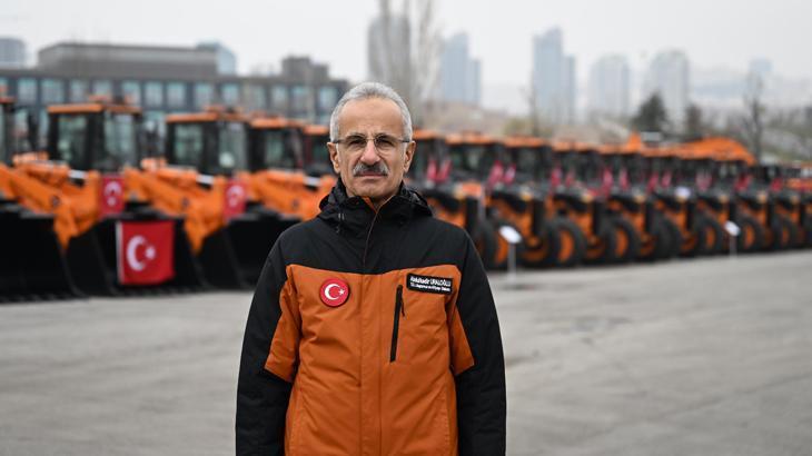 Karla mücadeleye 628 yeni makine ve ekipman desteği!
