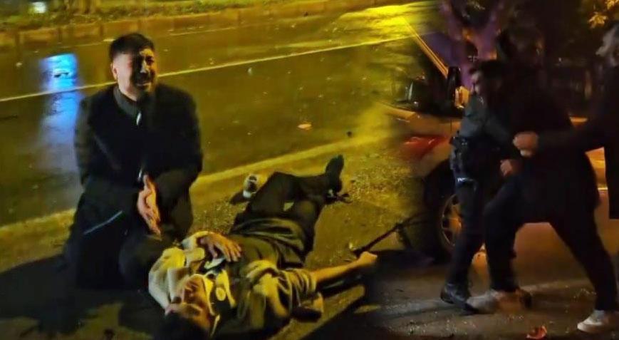 Kaza sonrası hüngür hüngür ağladı! ‘Onlara bir şey olmasın ben öleyim’