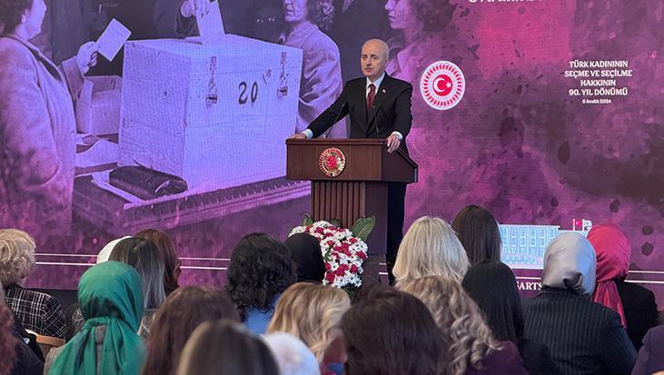 Kurtulmuş: Türk kadını toplumsal hayatın göbeğinde olmuştur