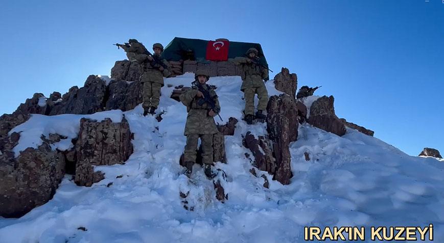 Mehmetçikten yeni yıl mesajı