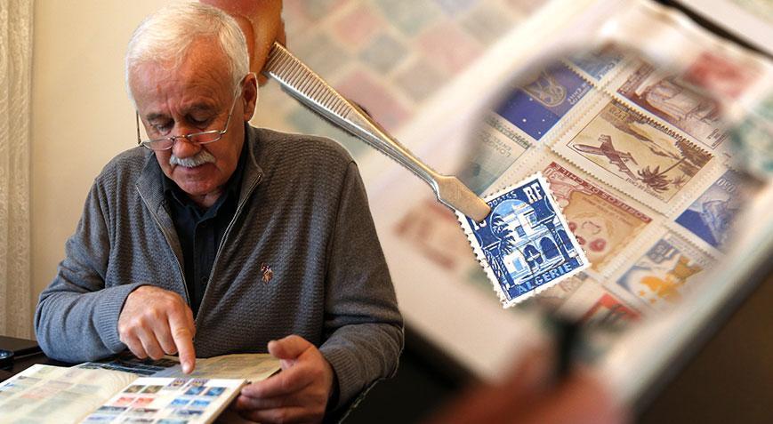 Merakı çok küçük yaşlarda başladı! 53 yılda 70 ülkeye ait pul koleksiyonu oluşturdu