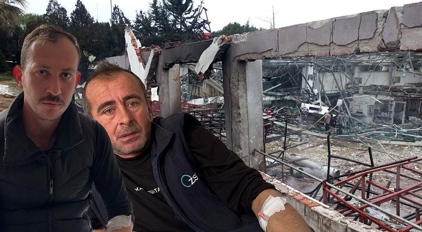Patlamada yaralı olarak kurtulan işçiler konuştu! ‘Her taraf savaş alanına döndü’