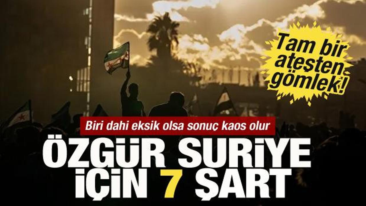 Rejim çöktü Suriye özgürlüğüne kavuşamadı! İşte Suriye’nin kurtuluş anahtarı