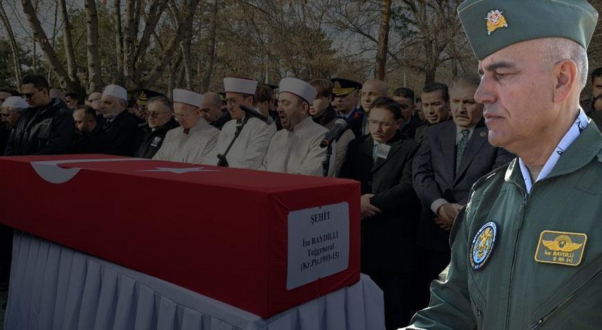 Şehit Tuğgeneral memleketi Kayseri’de son yolculuğuna uğurlandı