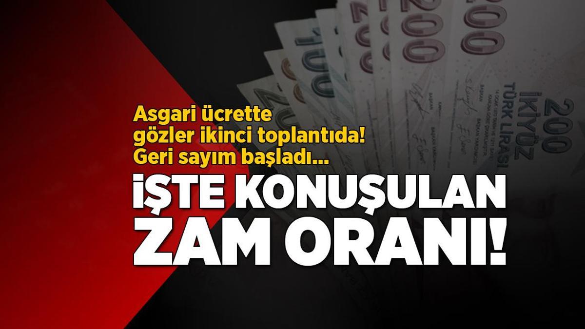 SON DAKİKA ASGARİ ÜCRET HABERLERİ: Asgari ücret 2. toplantı ne zaman? 2025 Asgari ücret ne kadar olacak? İşte konuşulan zam oranı