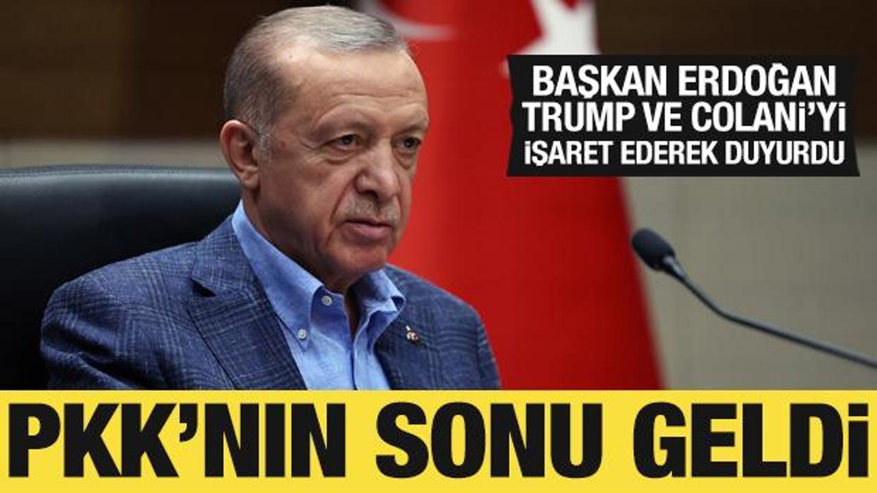 Son Dakika: Cumhurbaşkanı Erdoğan: PKK’nın sonu geldi!