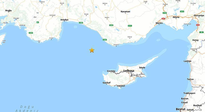 SON DAKİKA DEPREM HABERLERİ: Antalya’da deprem mi oldu? Antalya açıklarında deprem!