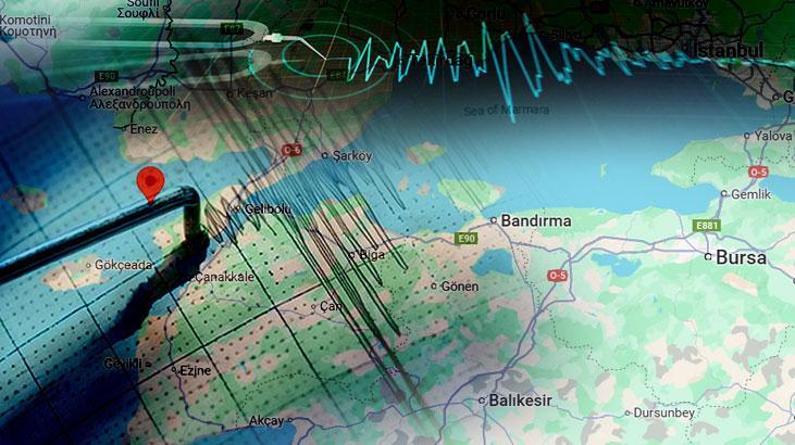 SON DAKİKA DEPREM HABERLERİ: Çanakkale’de 4.5 şiddetinde deprem! Edirne, Balıkesir’de hissedildi