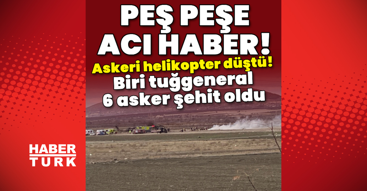 Son dakika: Isparta'da askeri helikopter düştü | Son dakika haberleri