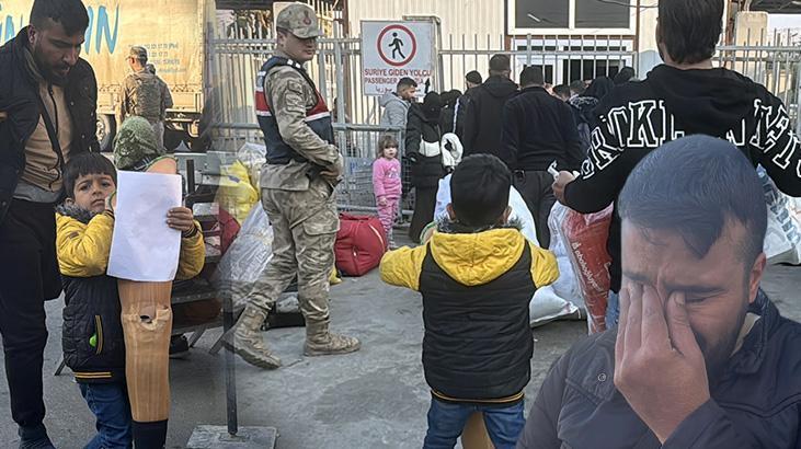 Suriyeli küçük Ömer, yeni hayatına ‘ağır yükü’ ile döndü!