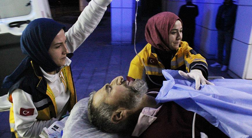 Torunu ile tartışan kişileri ayırmak istedi! Ölüm kalım savaşı veriyor