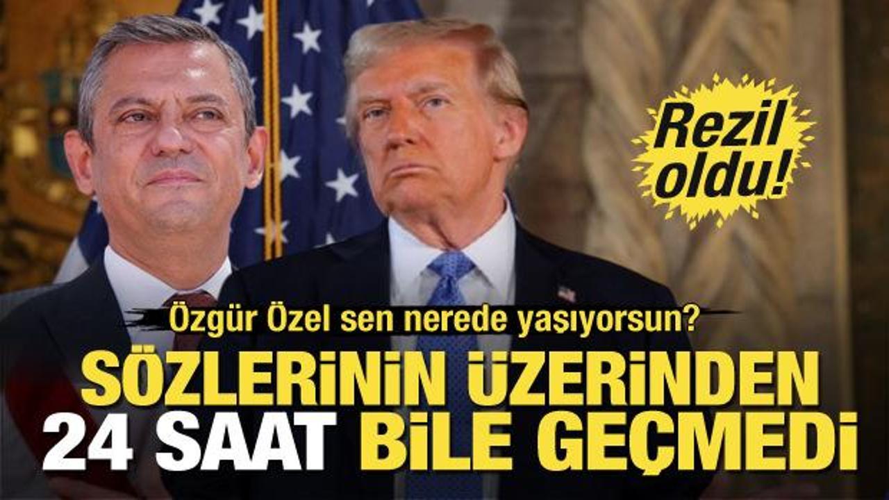 Trump, Özgür Özel’in sözlerini alaşağı etti! Erdoğan açıklaması gündem oldu