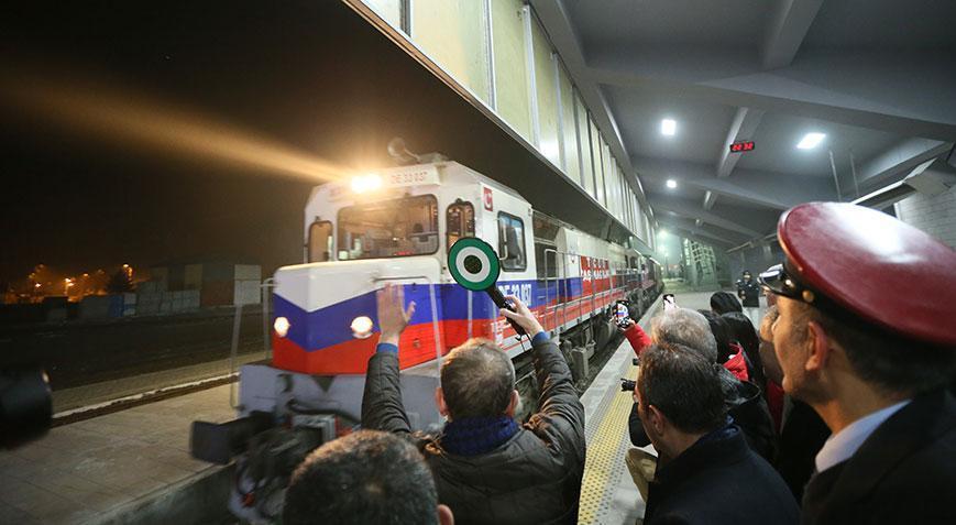 Turistik Doğu Ekspresi son durağı Kars’a geldi