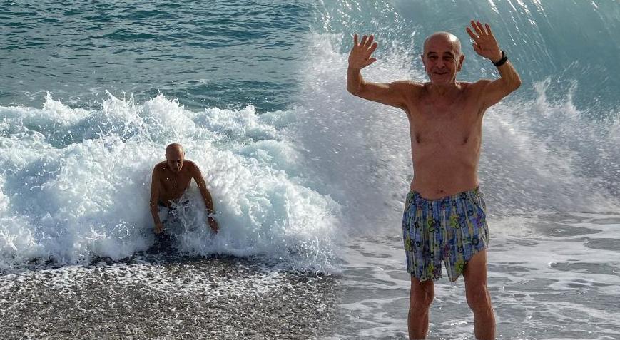 ‘Turuncu kod’da deniz keyfi! Vatandaşlar akın etti