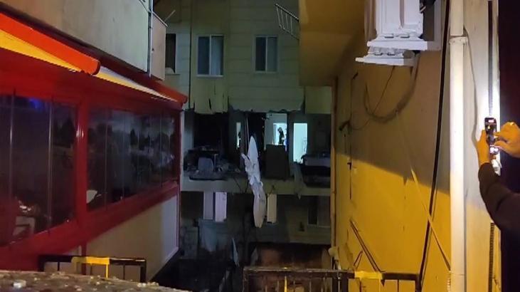 Ümraniye’de bir evde şiddetli doğal gaz patlaması