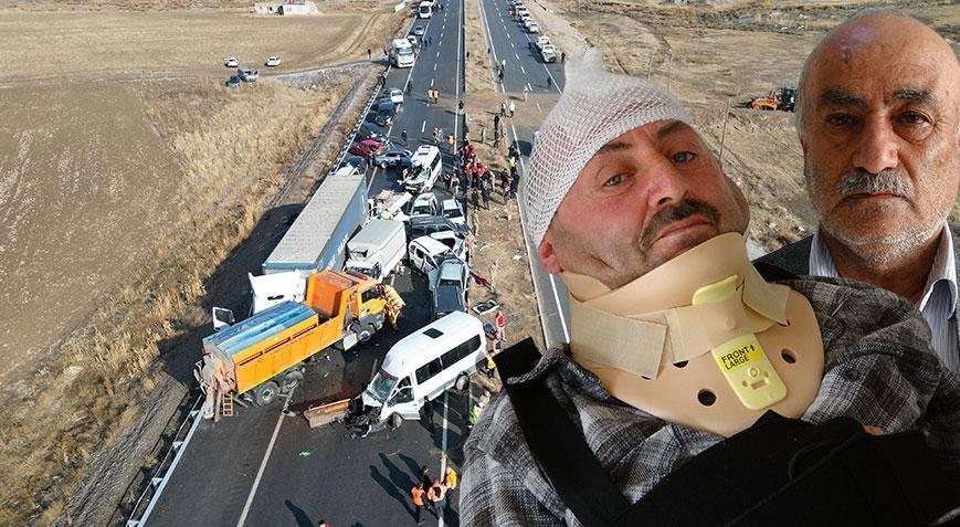Van’daki zincirleme kazada yaralananlar yaşadıkları dehşeti anlattı: ‘Kıyamet gibiydi’