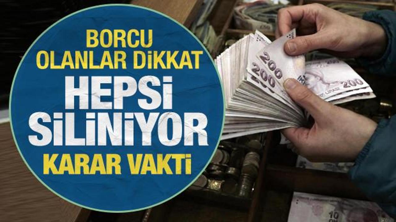 Vatandaşlar dikkat! 2 milyar liralık borç siliniyor…TBMM’de karar vakti