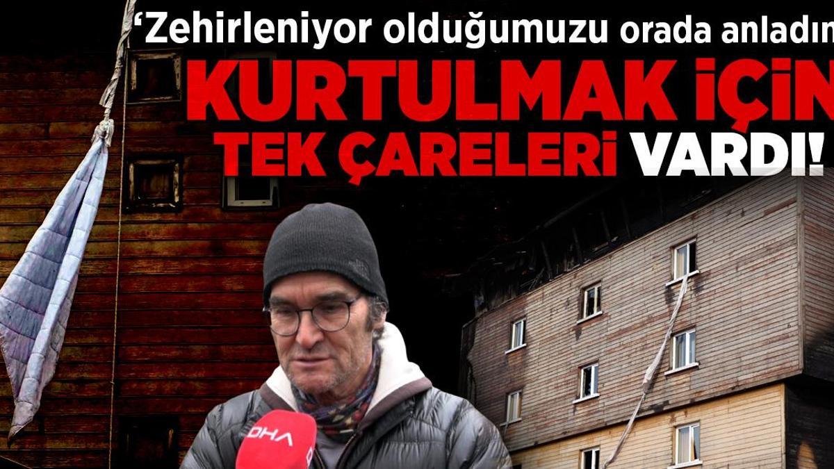78 kişiye mezar olan Kartalkaya faciasında çarşafları birbirine bağlayıp, 11 kişiyi kurtardı