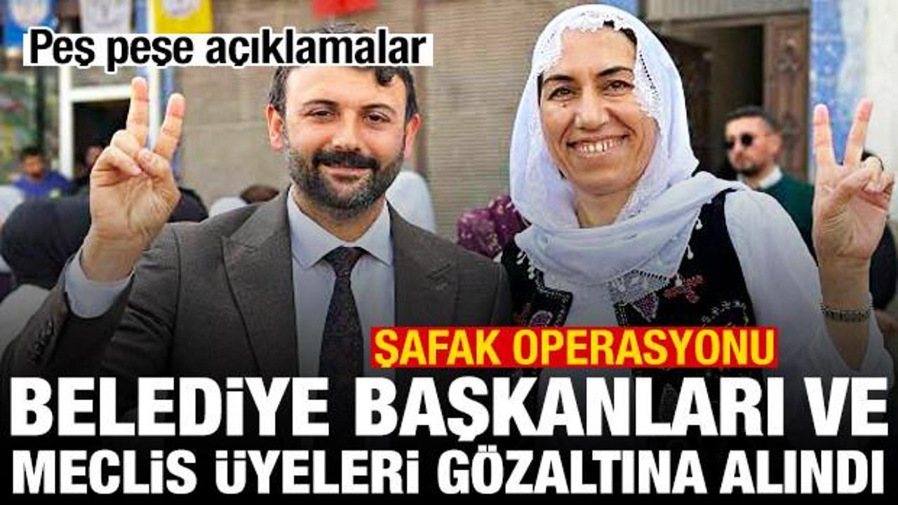 Akdeniz Belediyesi Eş Başkanları gözaltına alındı