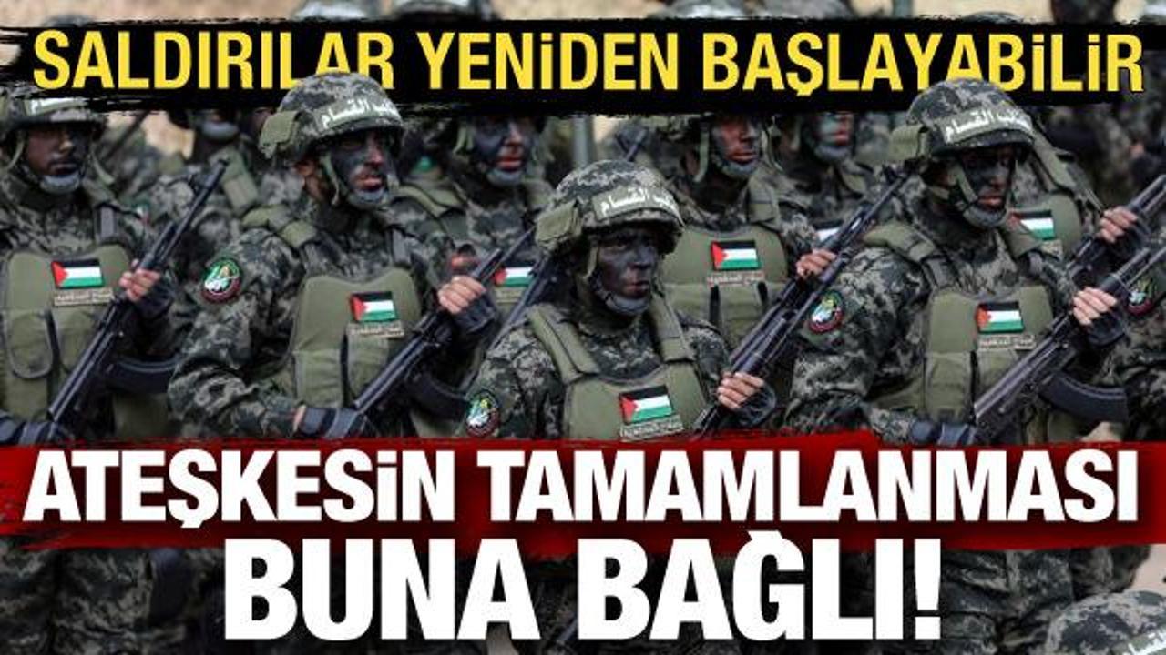 Ateşkesin tamamlanması Hamas’a bağlı! İsrail basını: Saldırılar yeniden başlayabilir