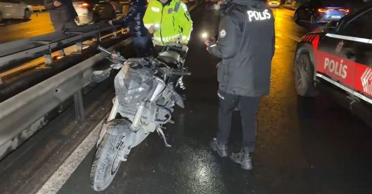 Avcılar'da motosiklet bariyerlere çarptı: 1 polis öldü
