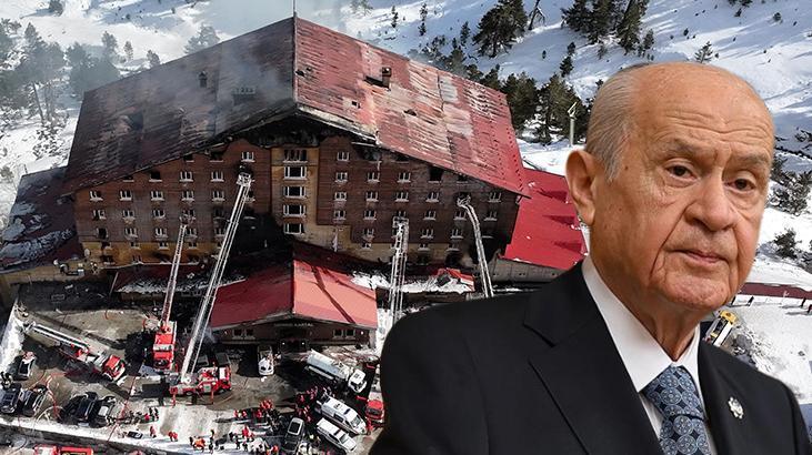 Bahçeli’den otel yangınında hayatını kaybedenler için taziye
