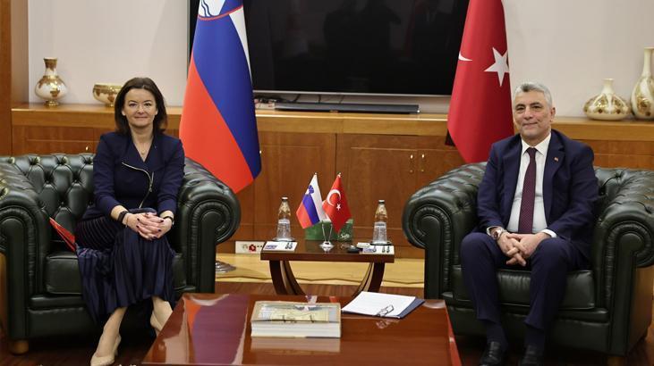 Bakan Bolat Slovenya Başbakan Yardımcısı Fajon ile Ankara’da bir araya geldi