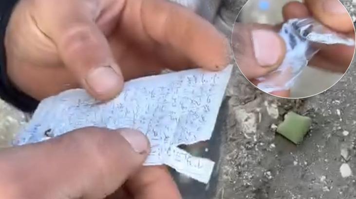Balık avında ‘büyü’ şaşkınlığı: Kağıt, muska ve genç bir kadının fotoğrafı çıktı