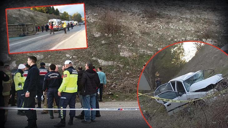 Balıkesir’de feci kaza! Yolcu midibüsü otomobile çarptı: Ölü ve yaralılar var