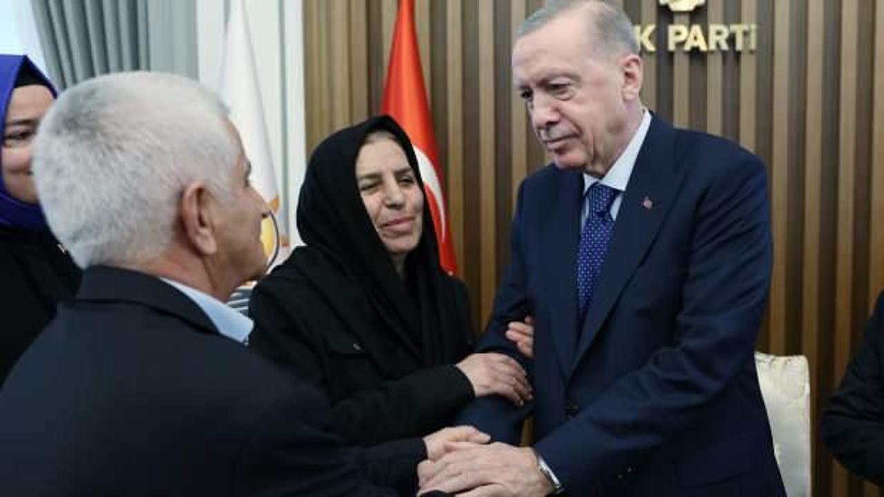 Başkan Erdoğan, 36 yıl önce PKK’nın İkiyaka’da şehit olanların aileleriyle görüştü